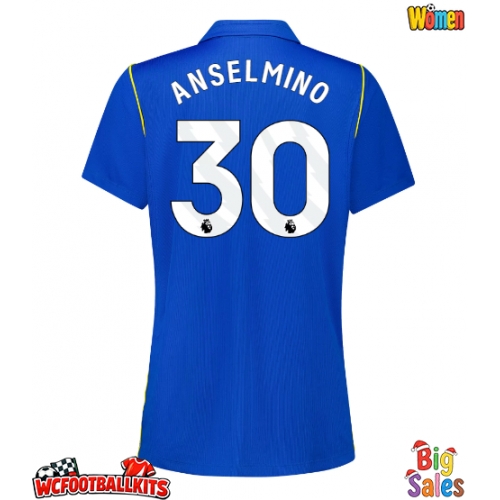 Chelsea Aaron Anselmino #30 Replica Home Stadium Shirt for Women 2026-27 Short Sleeve